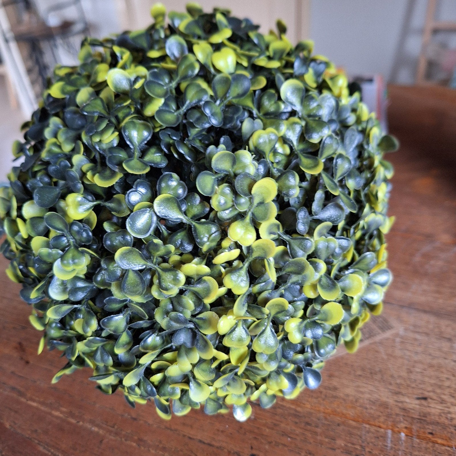 Kunst Buxus Bol - Groene Decoratieve Plant, Ophalen, Groen, Kunstplant, Nieuw