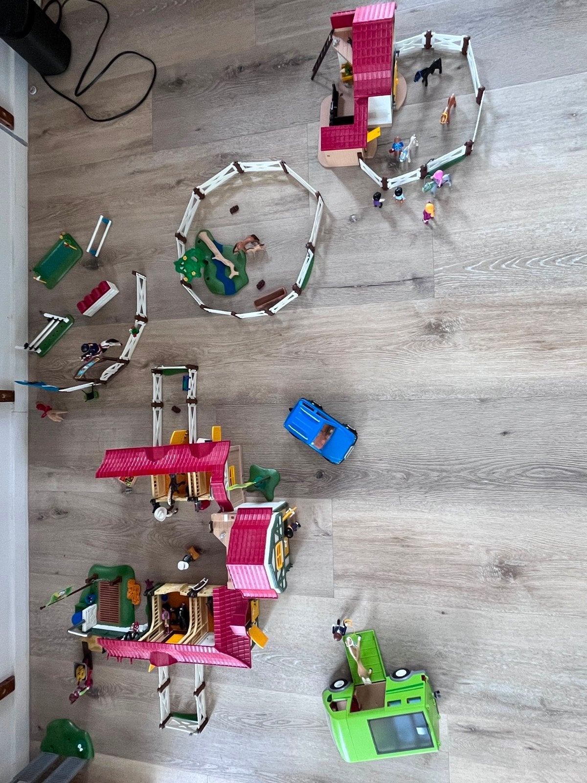 Grote Playmobil Paardenstal en Manege Set, Ophalen of Verzenden, Gebruikt, Jongen of Meisje