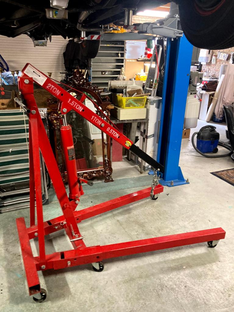 Benson Tools Motorlift / Motortakel 2 Ton, Ophalen, Gebruikt, Hydraulisch, Garagekrik
