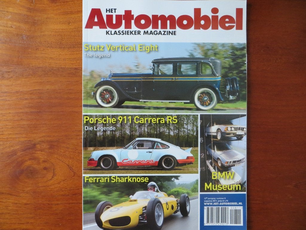 Automobiel 8 2011 Porsche 911 Carrera RS, Ferrari 156, Boeken, Ophalen of Verzenden, Nieuw, Ferrari