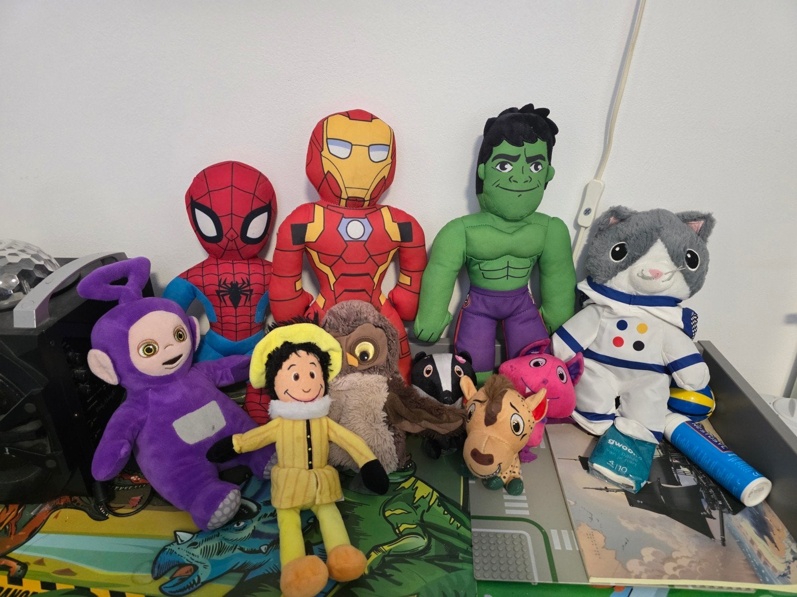 Grote collectie knuffels: Paw Patrol, Marvel, Ophalen, Overige merken, Overige typen, Zo goed als nieuw
