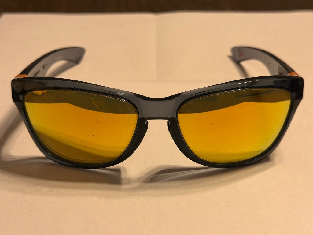 Oakley Jupiter MotoGP zonnebril | Fire Iridium, Ophalen of Verzenden, Gebruikt, Zonnebril, Oakley