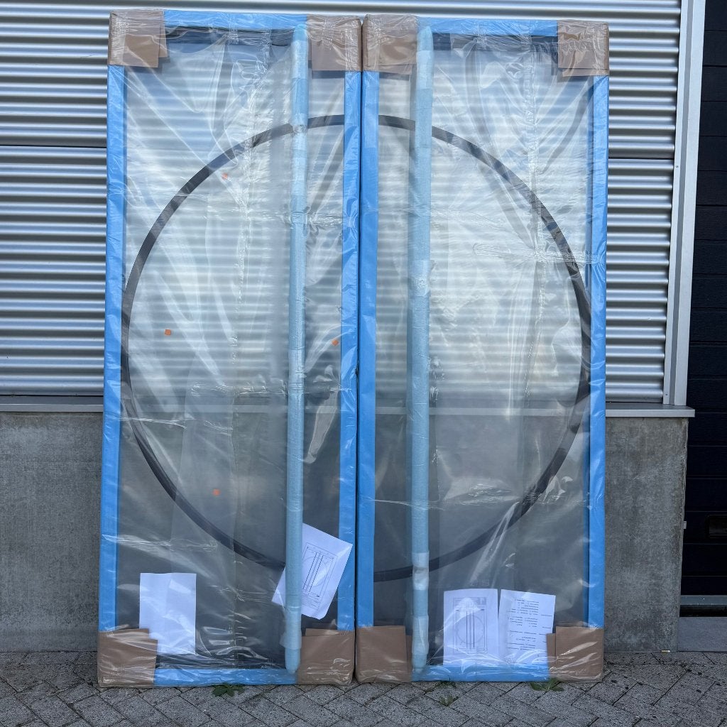 Aanbieding Stalen Taatsdeur van 1295,- voor 1095,-, Ophalen, 120 cm of meer, Nieuw, Buitendeur