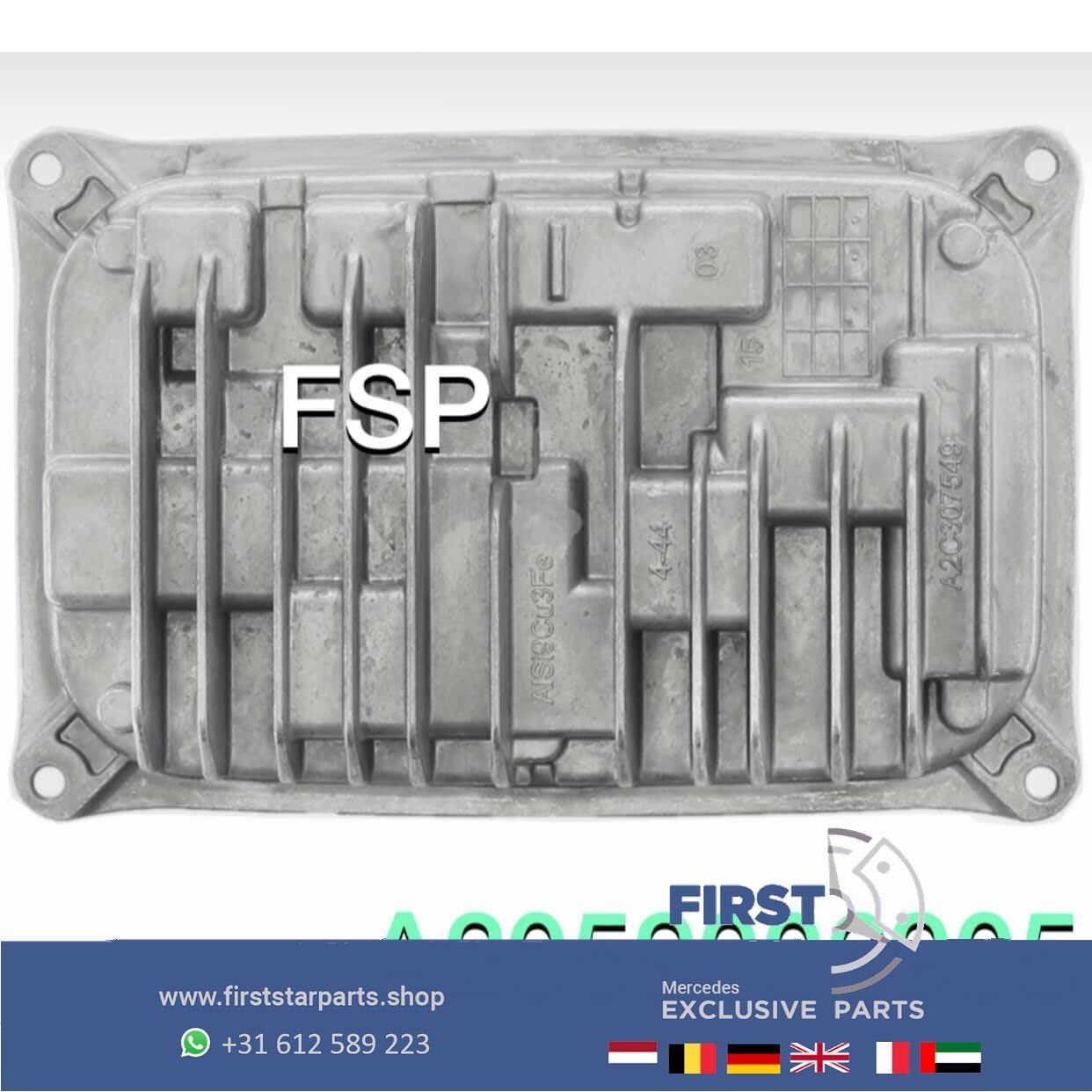 A2059006905 LED Koplamp module W205 S205 Mercedes C Klasse O, Gebruikt, -, Ophalen of Verzenden, -