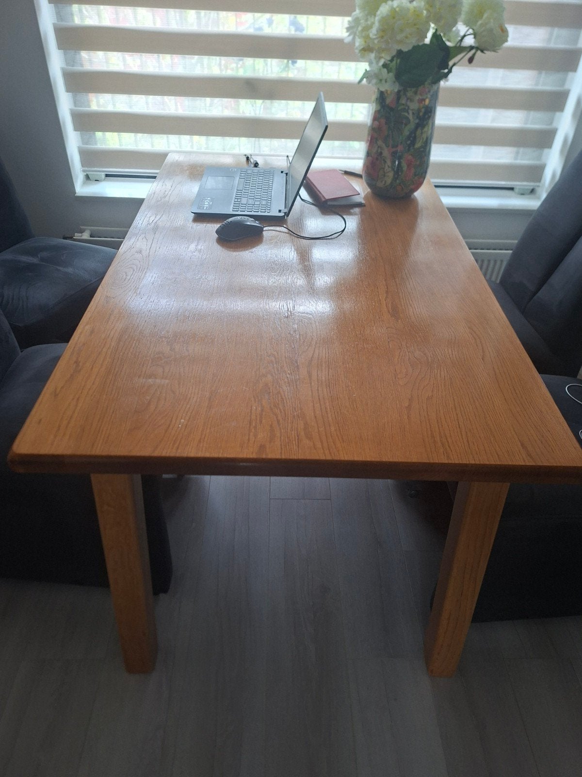 Eikenhouten tafel te koop wegens verhuizing, Huis en Inrichting, Ophalen of Verzenden