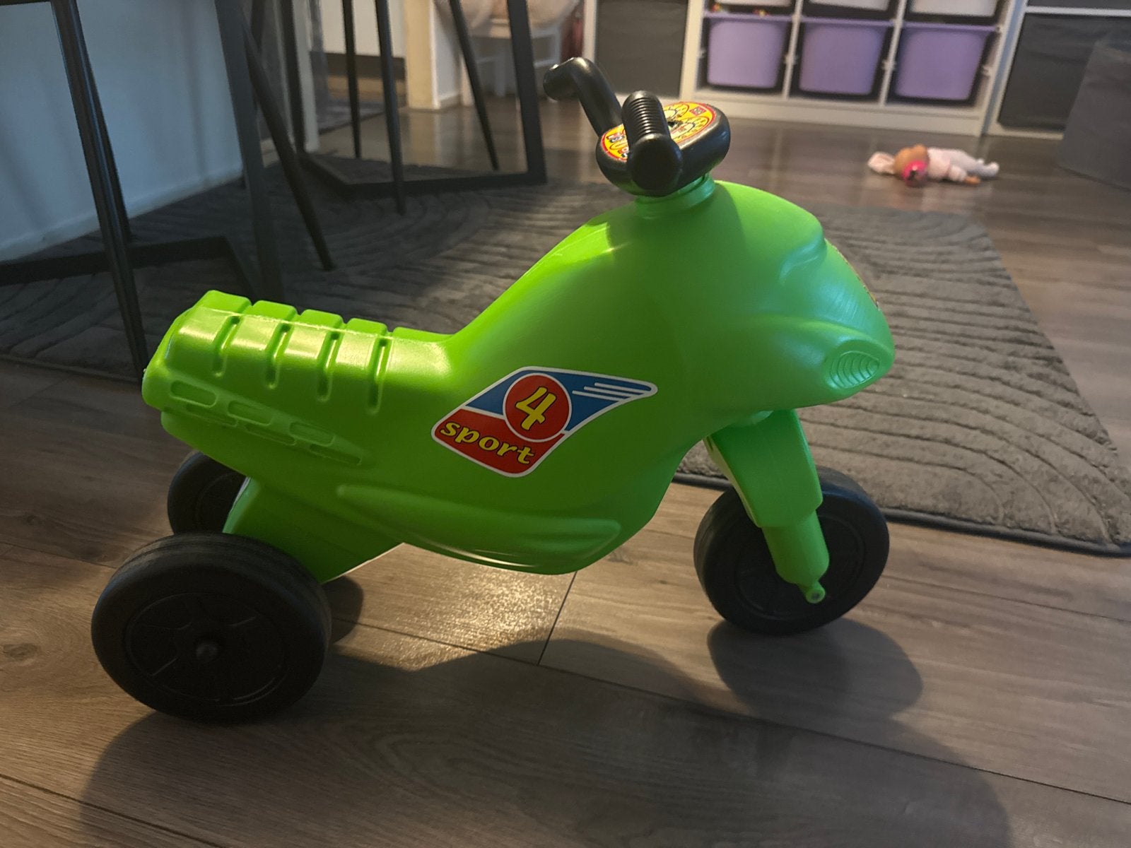Groene loopmotor voor kinderen, Ophalen of Verzenden, Gebruikt