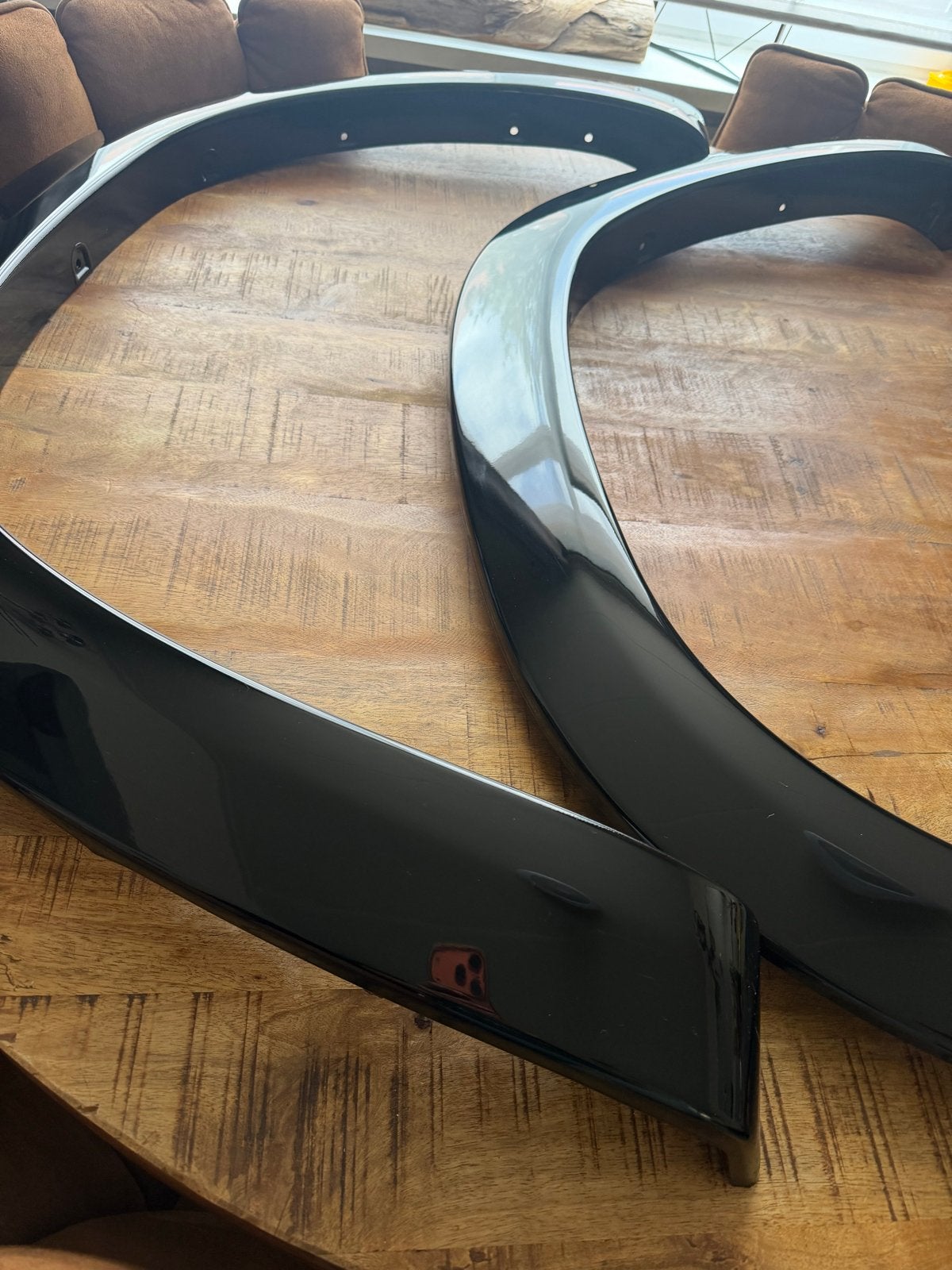Spatbordverbreders Dodge Ram kleur Diamond Black, Ophalen, Gebruikt, Voor, Spatbord