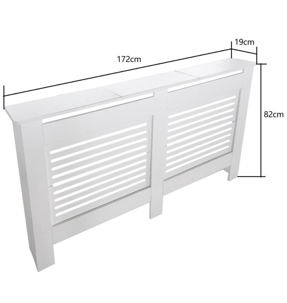 Witte Radiatorombouw 172x82x19 cm - Modern & Functioneel, Ophalen, Radiator, Nieuw, 150 cm of meer