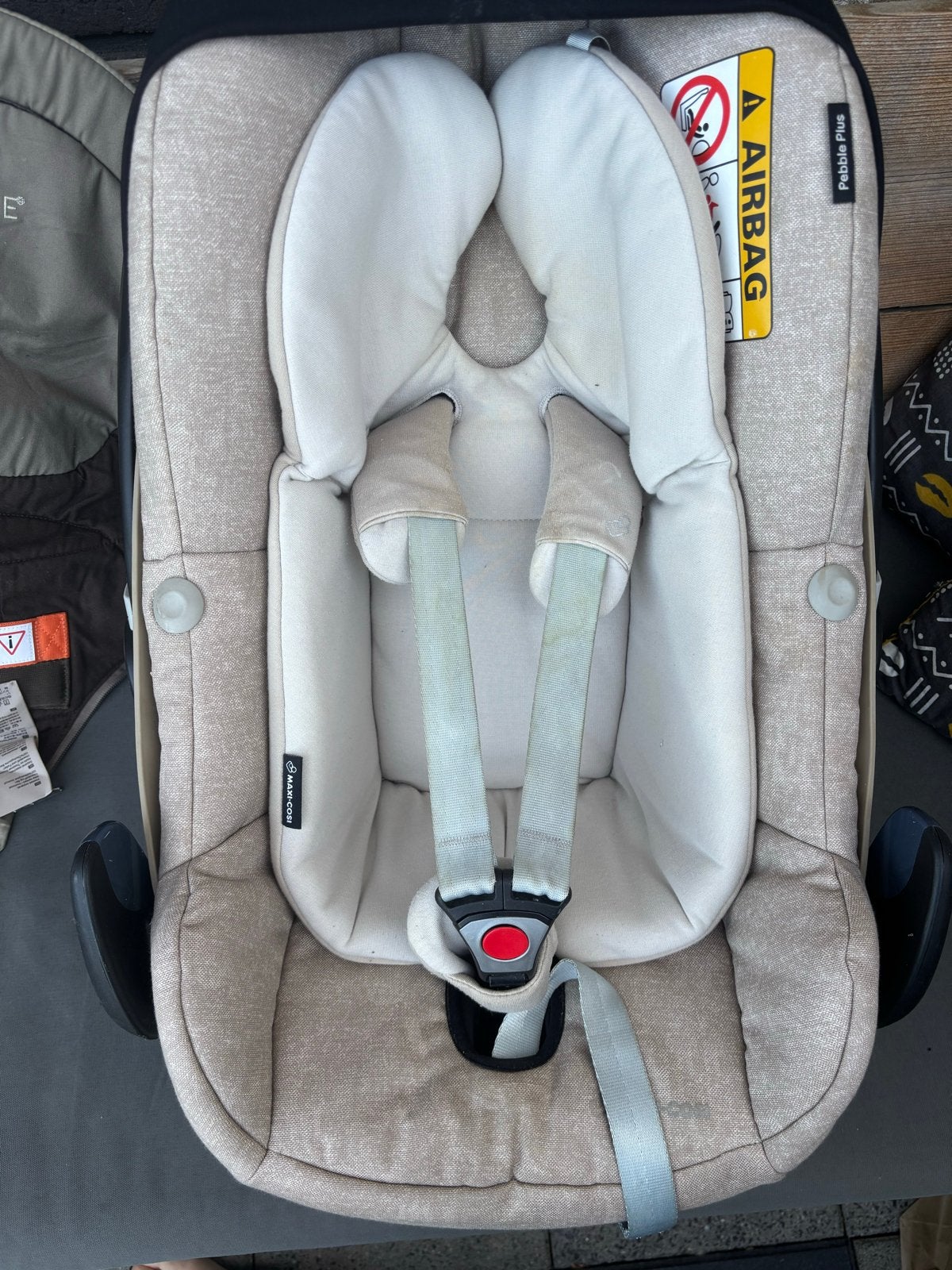 Maxi-Cosi Pebble Plus autostoel, Ophalen, Autogordel of Isofix, Zijbescherming, Zo goed als nieuw