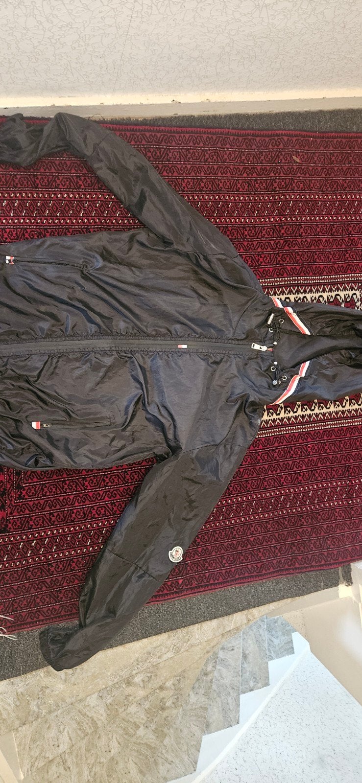 Moncler Jas, Kleding | Heren, Jassen | Zomer, Ophalen of Verzenden, Nieuw, Zwart