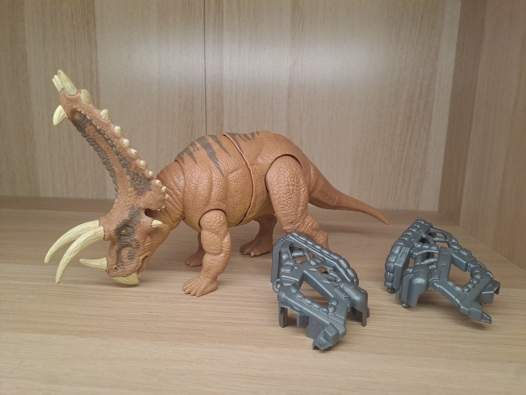 Jurassic World Dino Escape Pentaceratops, Ophalen of Verzenden, Zo goed als nieuw