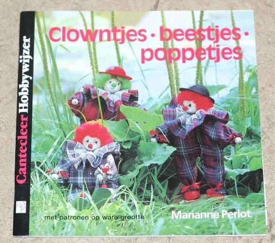 Clowntjes - beestjes - poppetjes - Perlot - chw88, Boeken, Ophalen of Verzenden, Zo goed als nieuw, Poppen maken, Geschikt voor kinderen