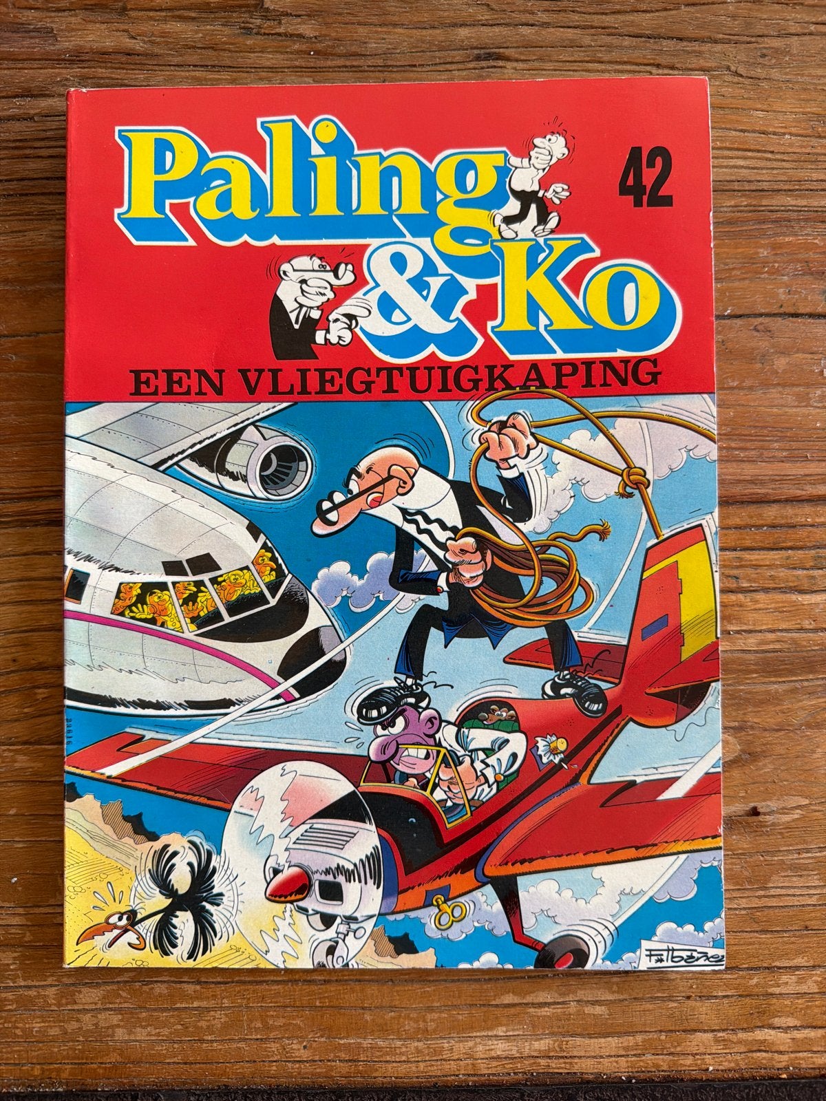 Paling & Ko nr 42: Een Vliegtuigkaping - In goede staat, Boeken, Eén stripboek, Ophalen of Verzenden, Gelezen