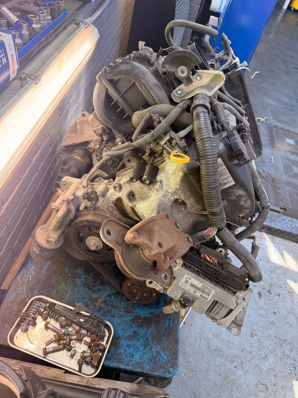 Toyota Aygo Motor - 180.000 km - Werkt goed, Ophalen, Gebruikt, Toyota