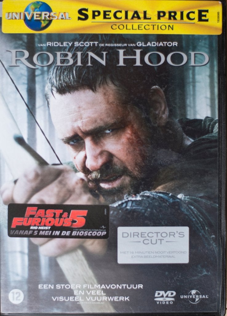 dvd robin hood, Cd's en Dvd's, Engels, Alle leeftijden, Nederlands, Actie