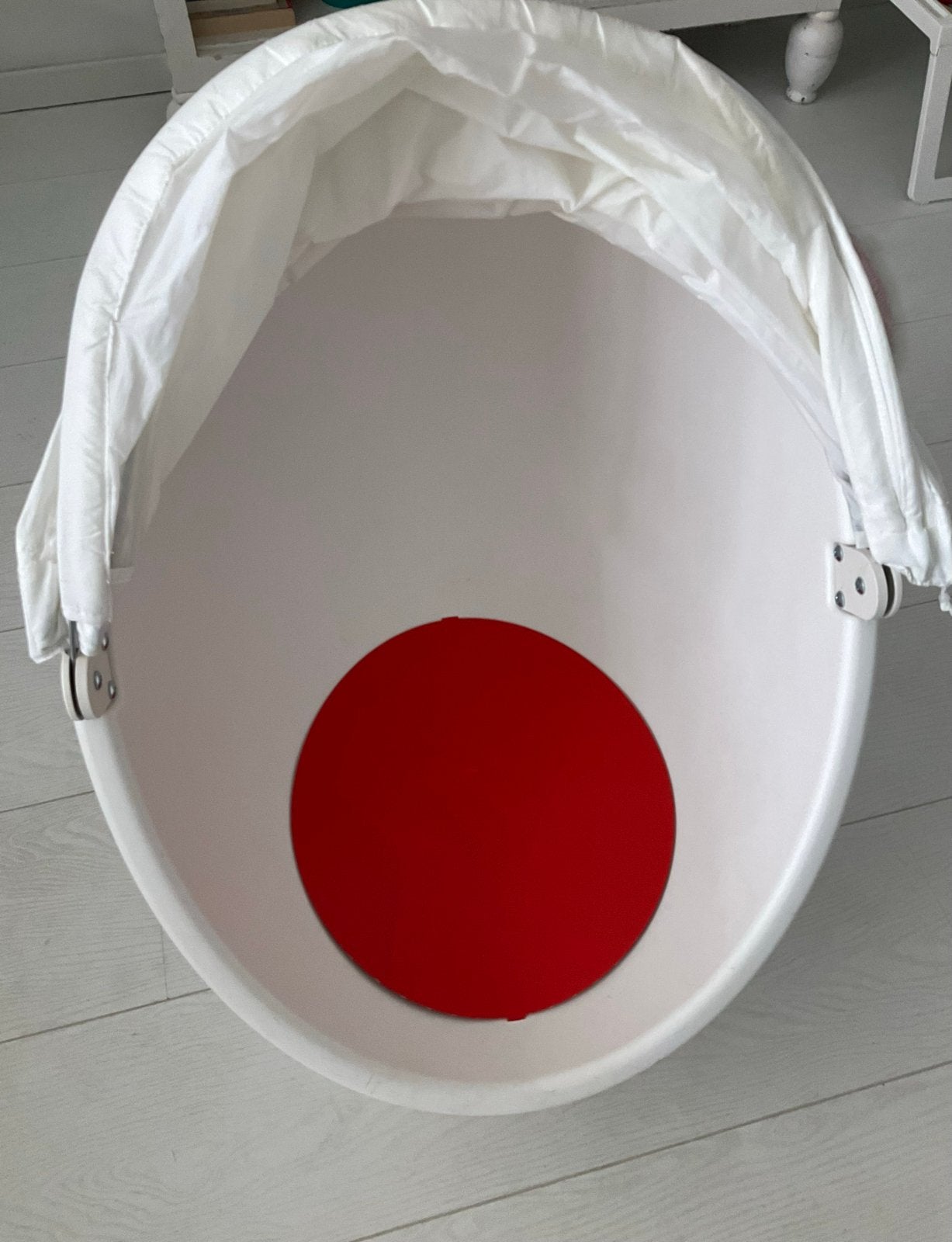 IKEA Ei Kinderdraaistoel - Wit met Rood, Ophalen, Gebruikt, Stoel
