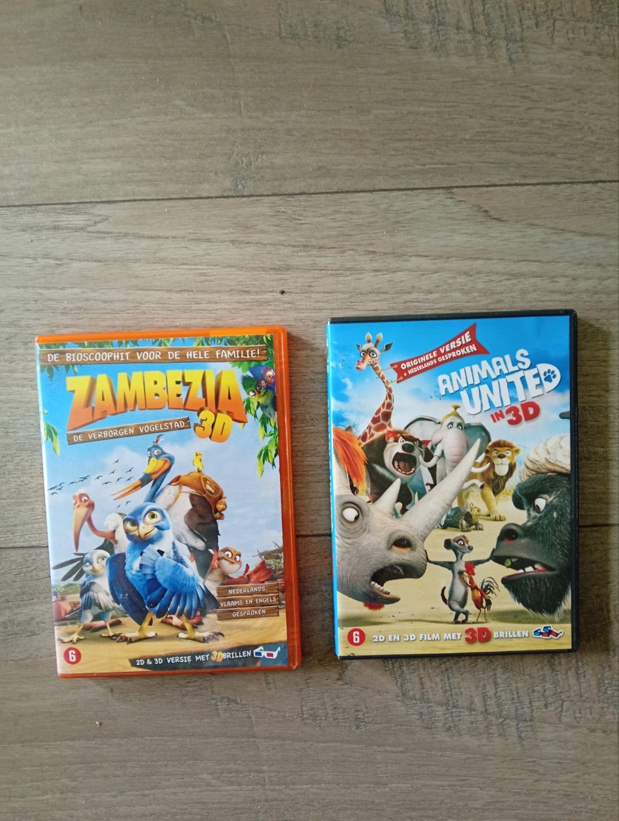 3D Animals-United en 3D Zambezia in 2D en 3D, Film, Ophalen of Verzenden, Nederlands, Tekenfilms en Animatie