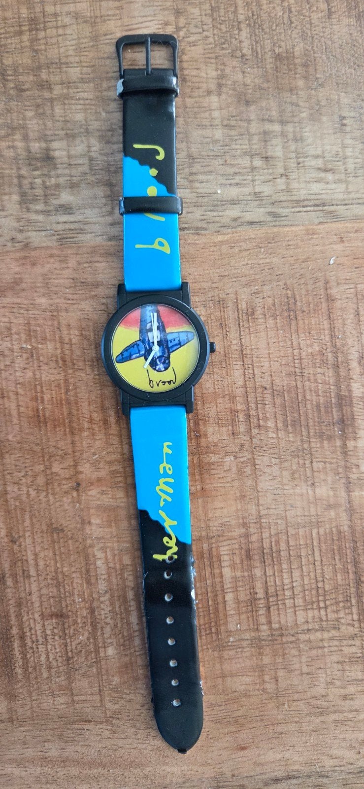 Goedwerkend Herman Brood horloge - 30 mm wijzerplaat, Overige merken, Overige materialen, Met bandje, Polshorloge