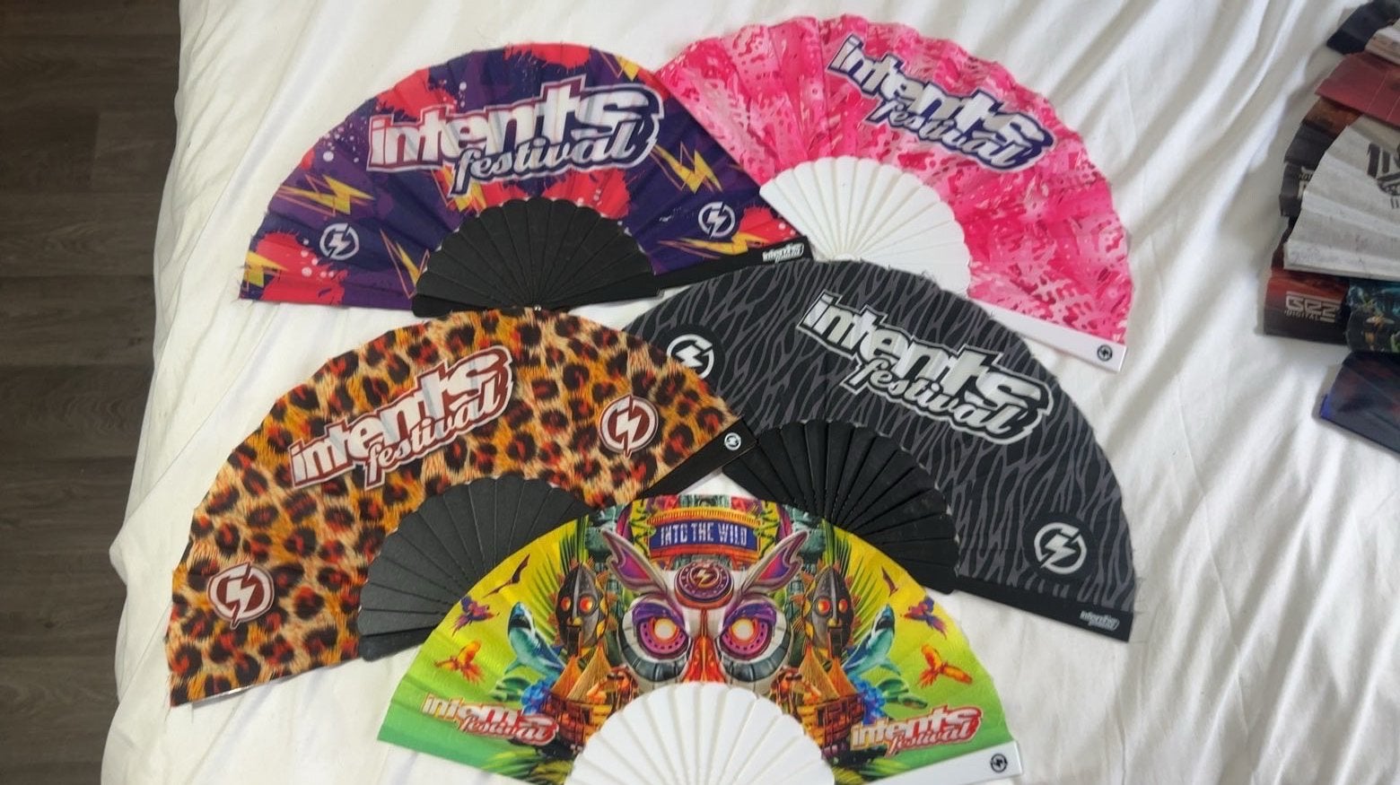 Intents Festival Waaiers - Diverse Designs, Ophalen of Verzenden, Gebruikt