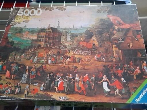 puzzel van 5000 stukjes  10 euro, Ophalen, Overige thema's, Overige typen, Meerkleurig