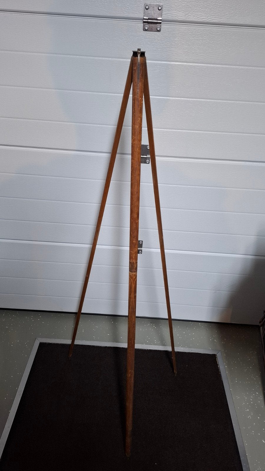Antieke vintage retro houten camera statief zie omschrijving, Ophalen