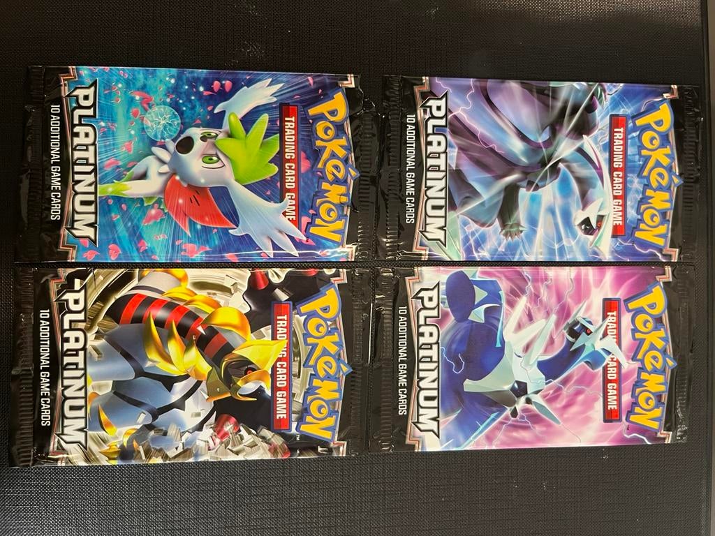 Pokemon booster empty art set platinum base, Ophalen of Verzenden, Zo goed als nieuw, Booster