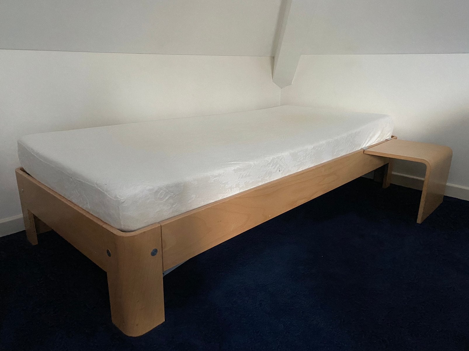 Auping bed met tempura matras - goede staat, Ophalen, 90 cm, Eenpersoons, 200 cm