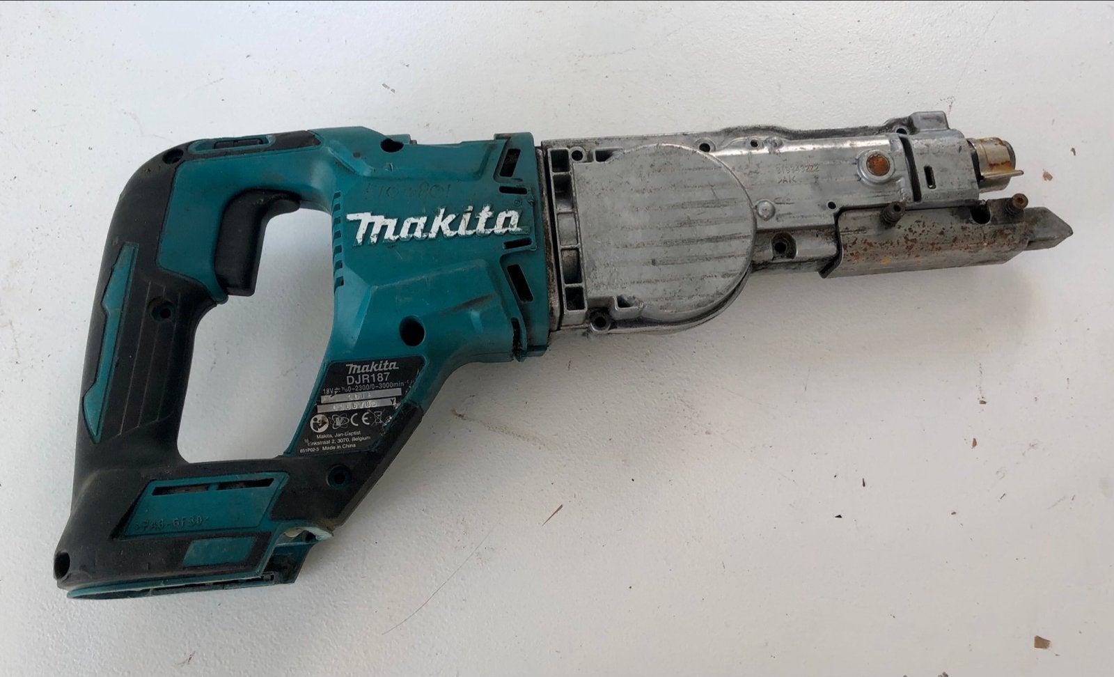 Makita DJR187 reciprozaag , opknapper, Ophalen, Gebruikt