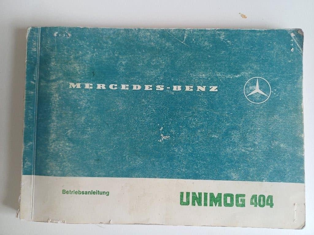 Originele handleiding  Mercedes-Benz Unimog 404, Ophalen of Verzenden