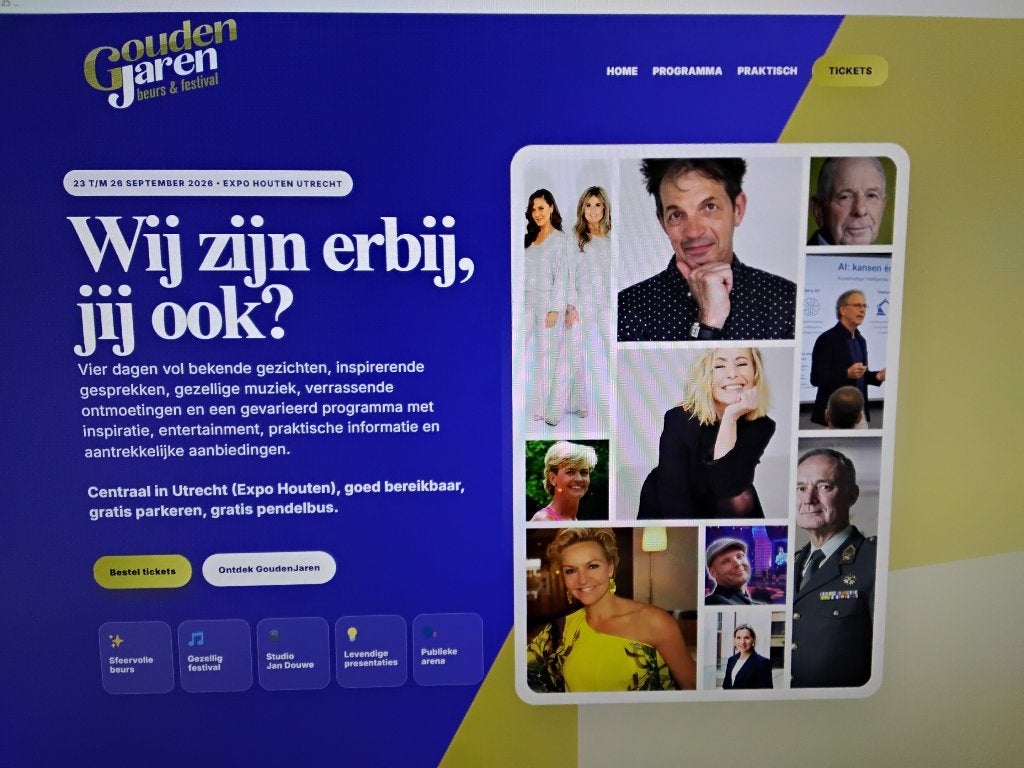 e-tickets Gouden jaren beurs&festival 23 tm 26 sept. Utrecht, Tickets en Kaartjes, Twee personen, September, Meerdaags