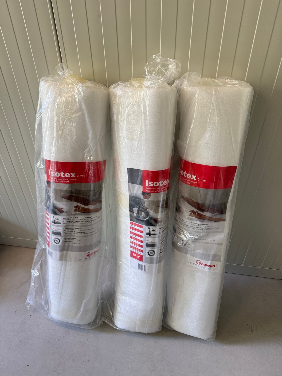 Isotex ondervloer 90m2, Overige materialen, Nieuw, 15 m² of meer, Vloerisolatie