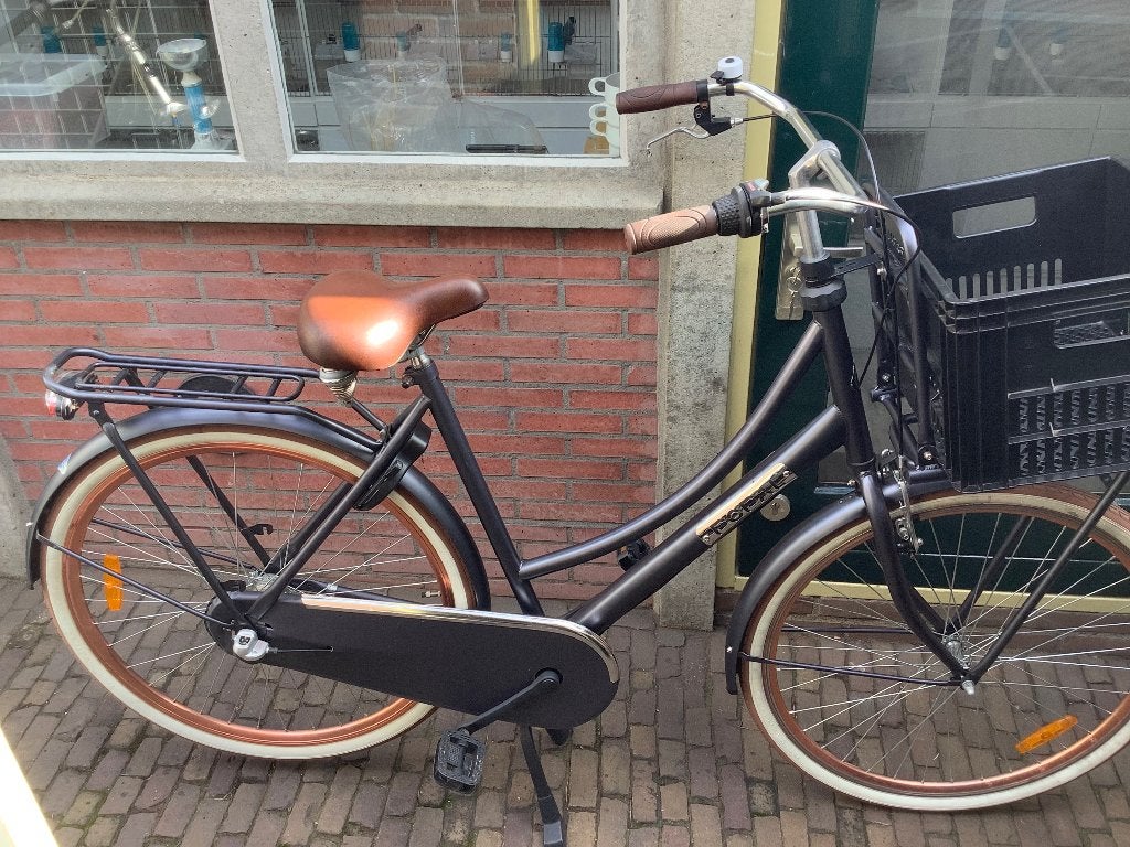 Popal transport omafiets ( zelfde model als Cortina ), Ophalen, Terugtraprem, Versnellingen, 56 cm of meer