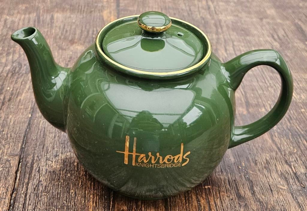 Harrods Knightsbridge grote theepot, Huis en Inrichting, Ophalen of Verzenden, Zo goed als nieuw, Overige stijlen, Overige typen