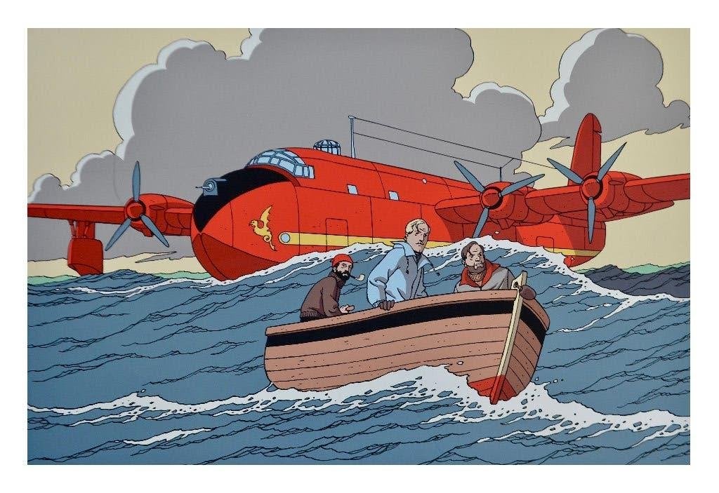 Prent - Blake & Mortimer - The sarcophagi of the 6th cont:, Boeken, Eén stripboek, Nieuw, Ophalen of Verzenden, Yves Sente, André Juillard