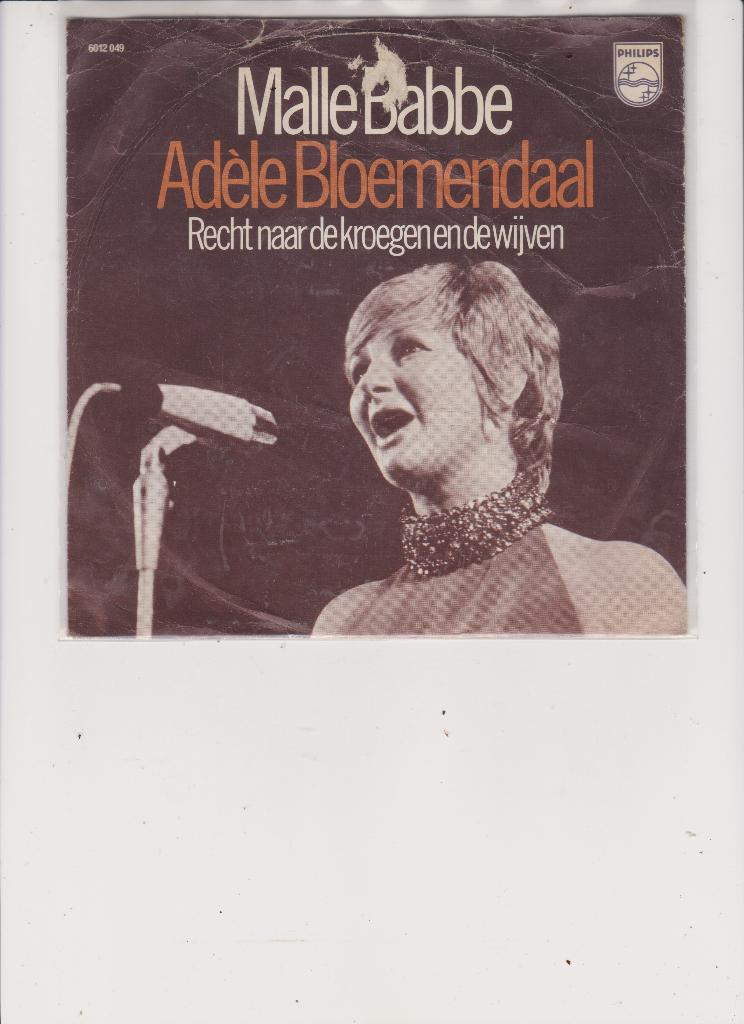 adele bloemendaal, Ophalen of Verzenden, Gebruikt, 7 inch, Levenslied of Smartlap