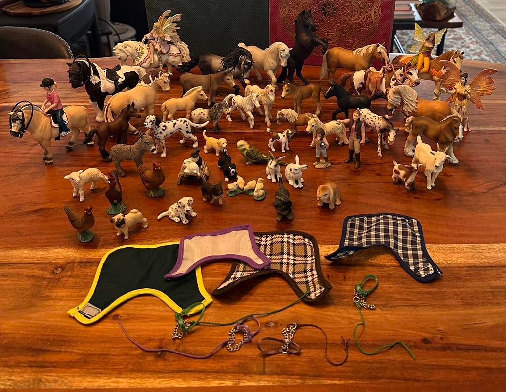 Grote verzameling Schleich, Ophalen of Verzenden, Gebruikt
