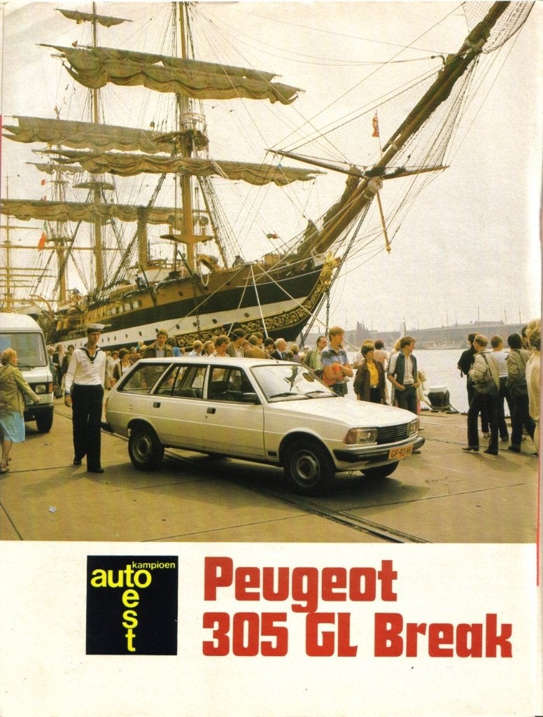 Autokampioen test Peugeot 305 GL Break September 1980, Ophalen of Verzenden, Gelezen, Peugeot