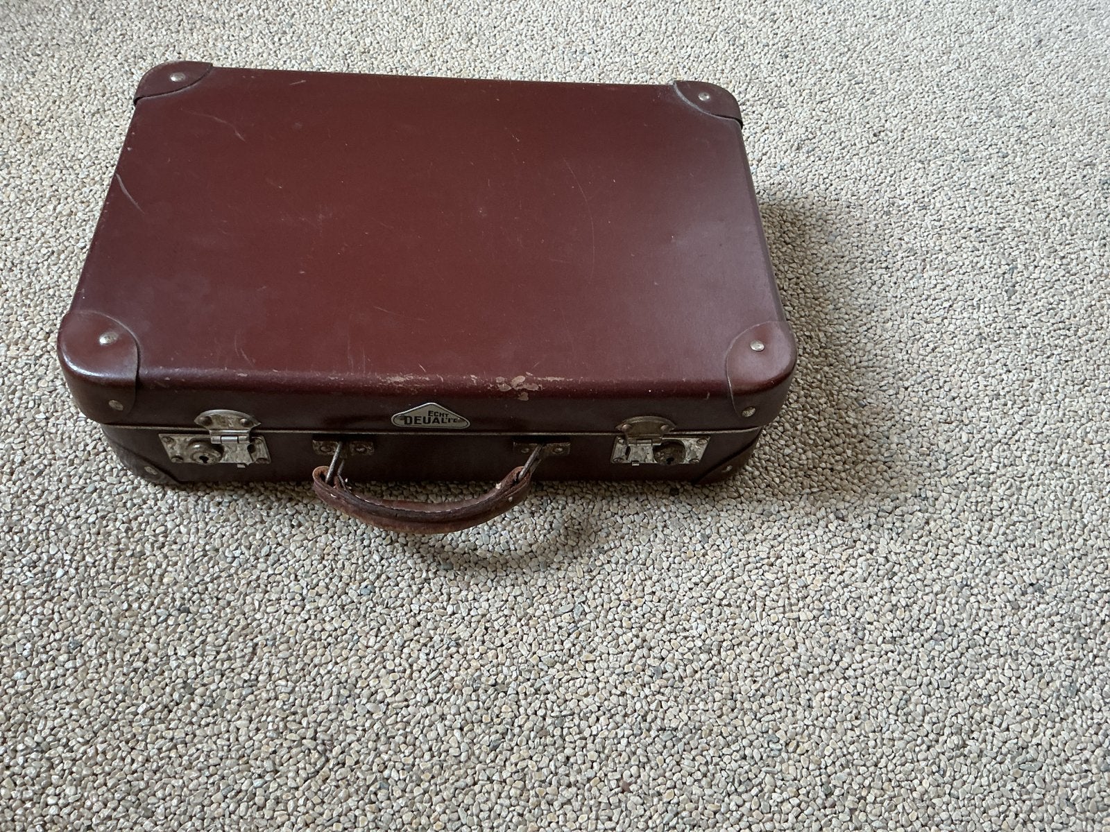 Vintage Deualite Koffer - Bruin, Ophalen, Overige materialen, Gebruikt, 50 tot 60 cm