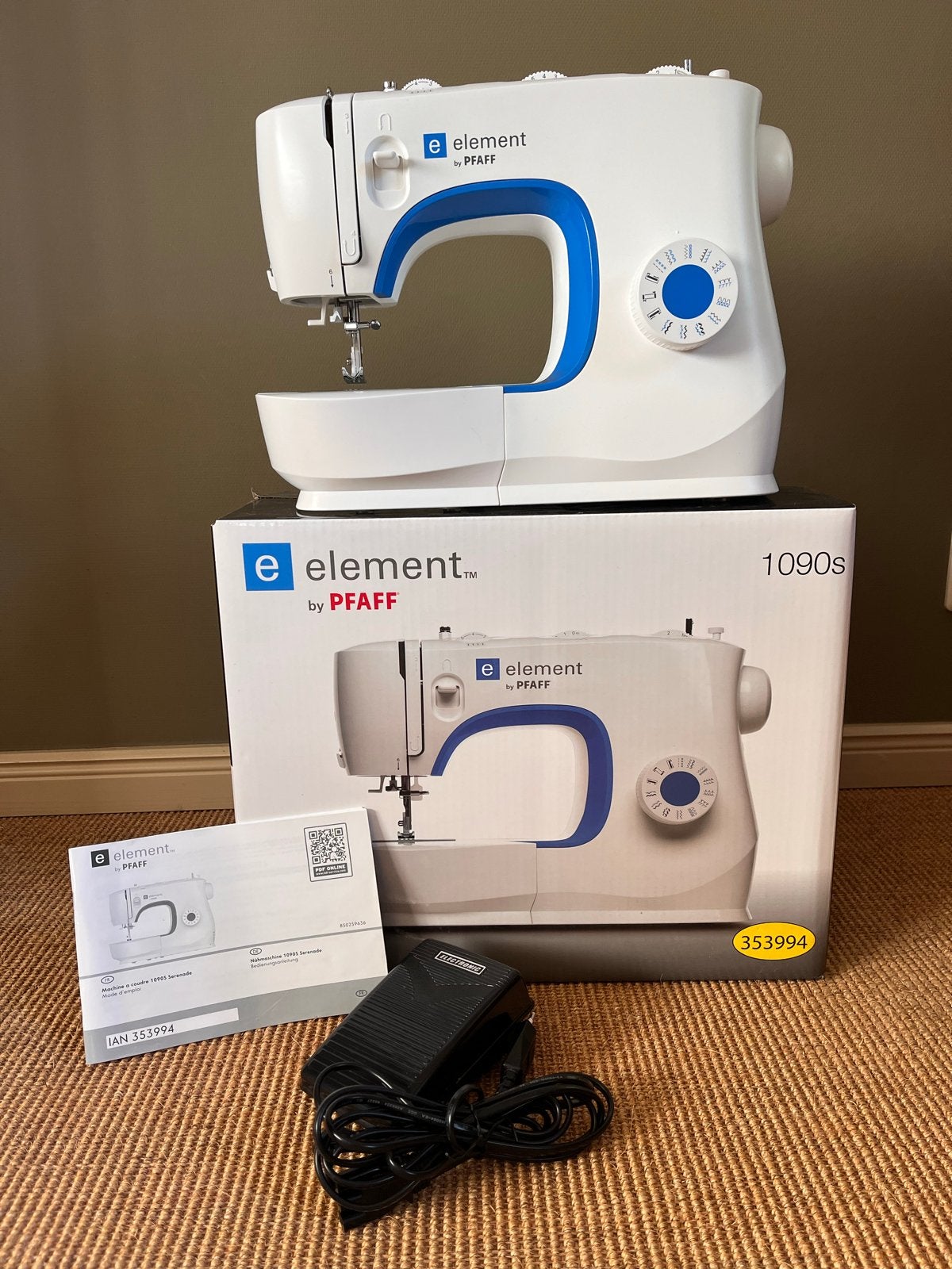 Pfaff Element 1090s Naaimachine - Zo goed als nieuw, Ophalen of Verzenden, Zo goed als nieuw, Naaimachine, Pfaff