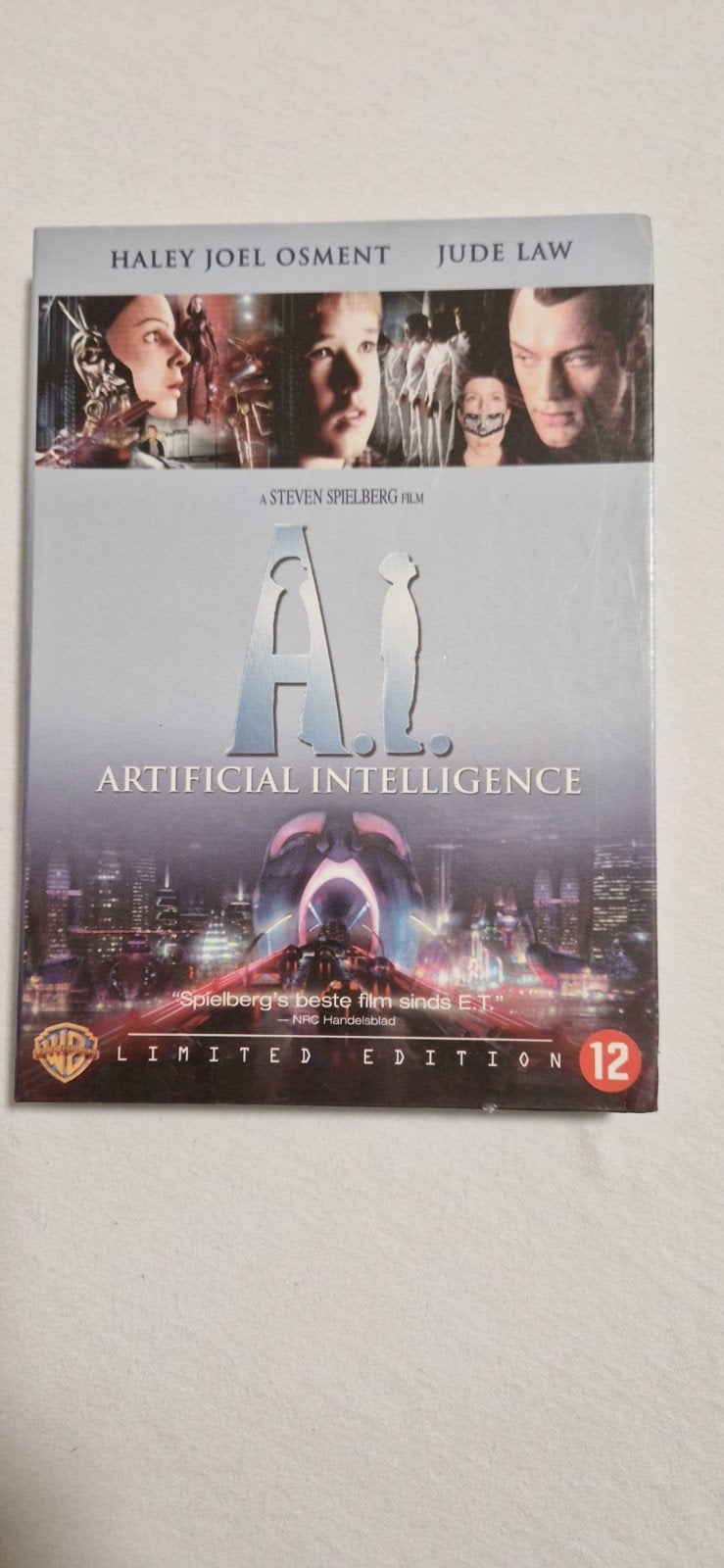 A.I. Artificial Intelligence Limited Edition DVD (2 discs), Cd's en Dvd's, Ophalen of Verzenden, Vanaf 12 jaar, Gebruikt, Bonusmateriaal