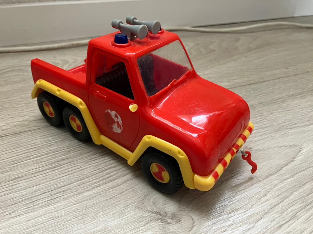 Brandweerman Sam auto, Ophalen, Gebruikt