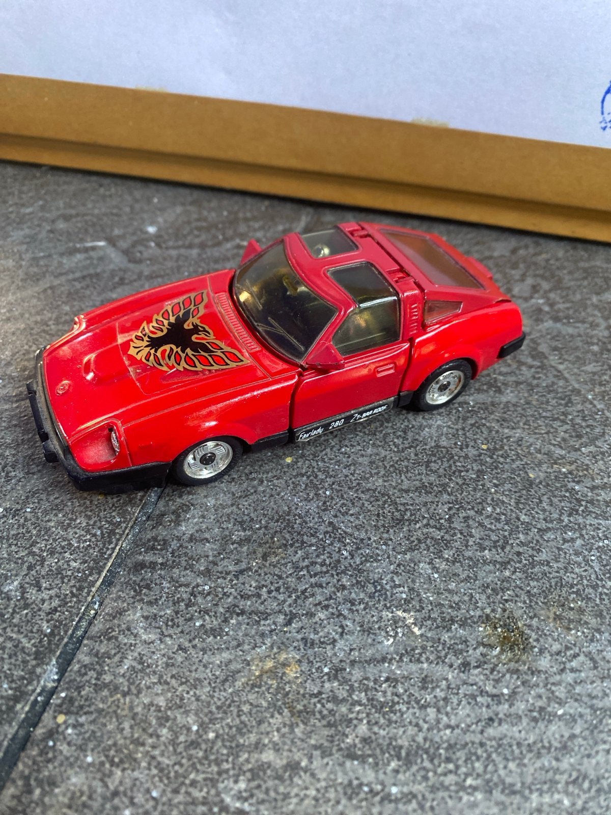 Zeldzame Vintage popy fairlady 280z transformer 1983, G1, Ophalen of Verzenden, Zo goed als nieuw, Autobots