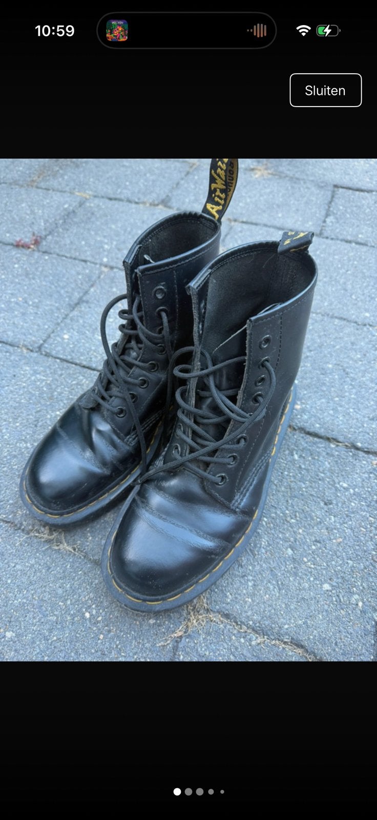 Dr. Martens, Zwart, Lage of Enkellaarzen, Ophalen of Verzenden, Gedragen