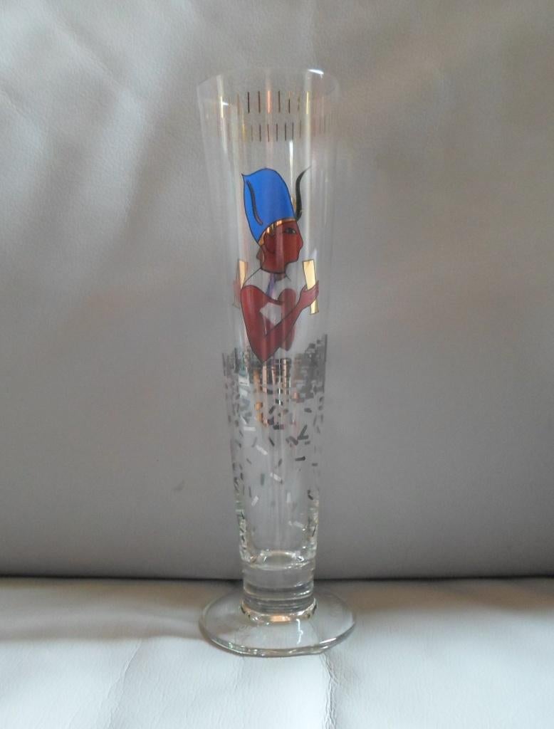 Ritzenhoff Glas Oscar Tusquets Egypte, Verzamelen, Ophalen of Verzenden, Zo goed als nieuw, Bierglas