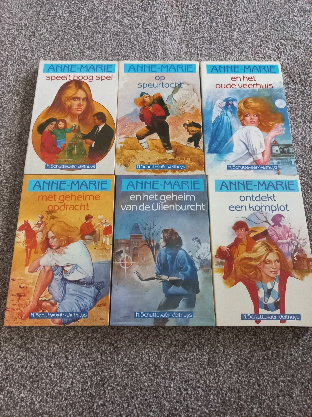 Anne-Marie serie - 6 boeken van H. Schuttevaêr-Velthuys, Ophalen of Verzenden, Gelezen, H. Schuttevaêr-Velthuys, Fictie