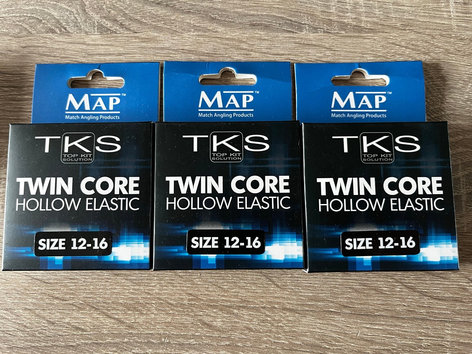 3x TKS Twin Core Hollow Elastic 12-16 - Nieuw!, Ophalen of Verzenden, Nieuw, Vislijn