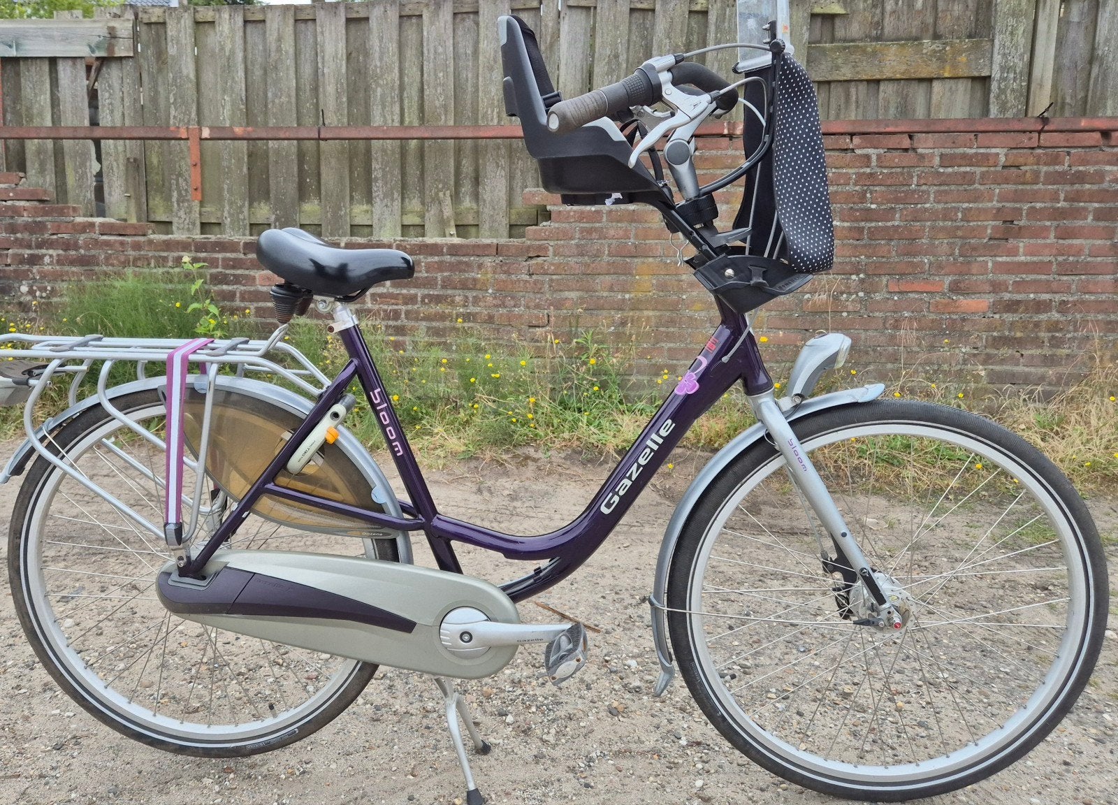 te koop gazelle bloom moederfiets in super nette staat, Ophalen, Gebruikt, 56 cm of meer, Dubbele standaard