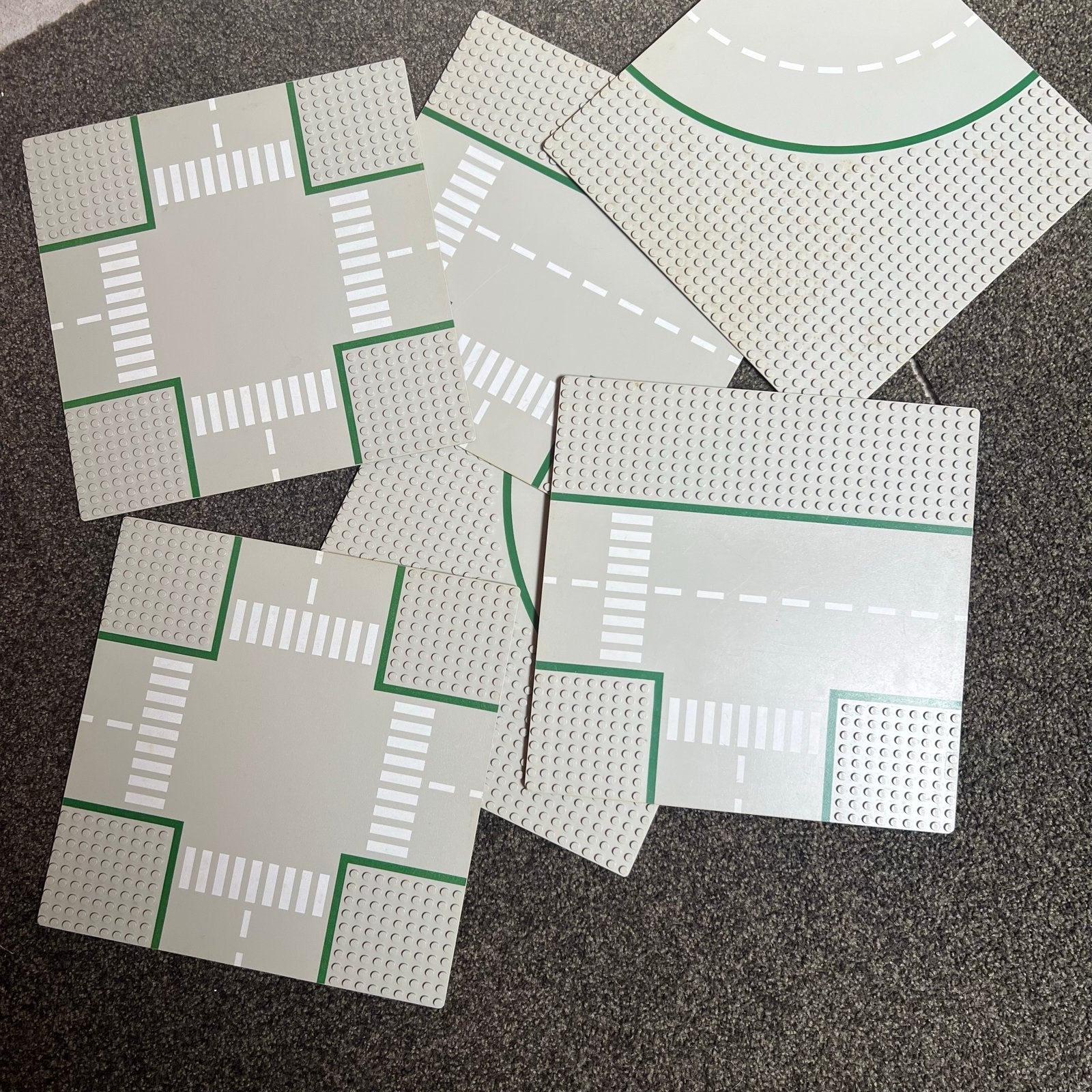 partij LEGO met grondplaten en diverse onderdelen, Ophalen, Inclusief minifiguren, Gebruikt, Lego