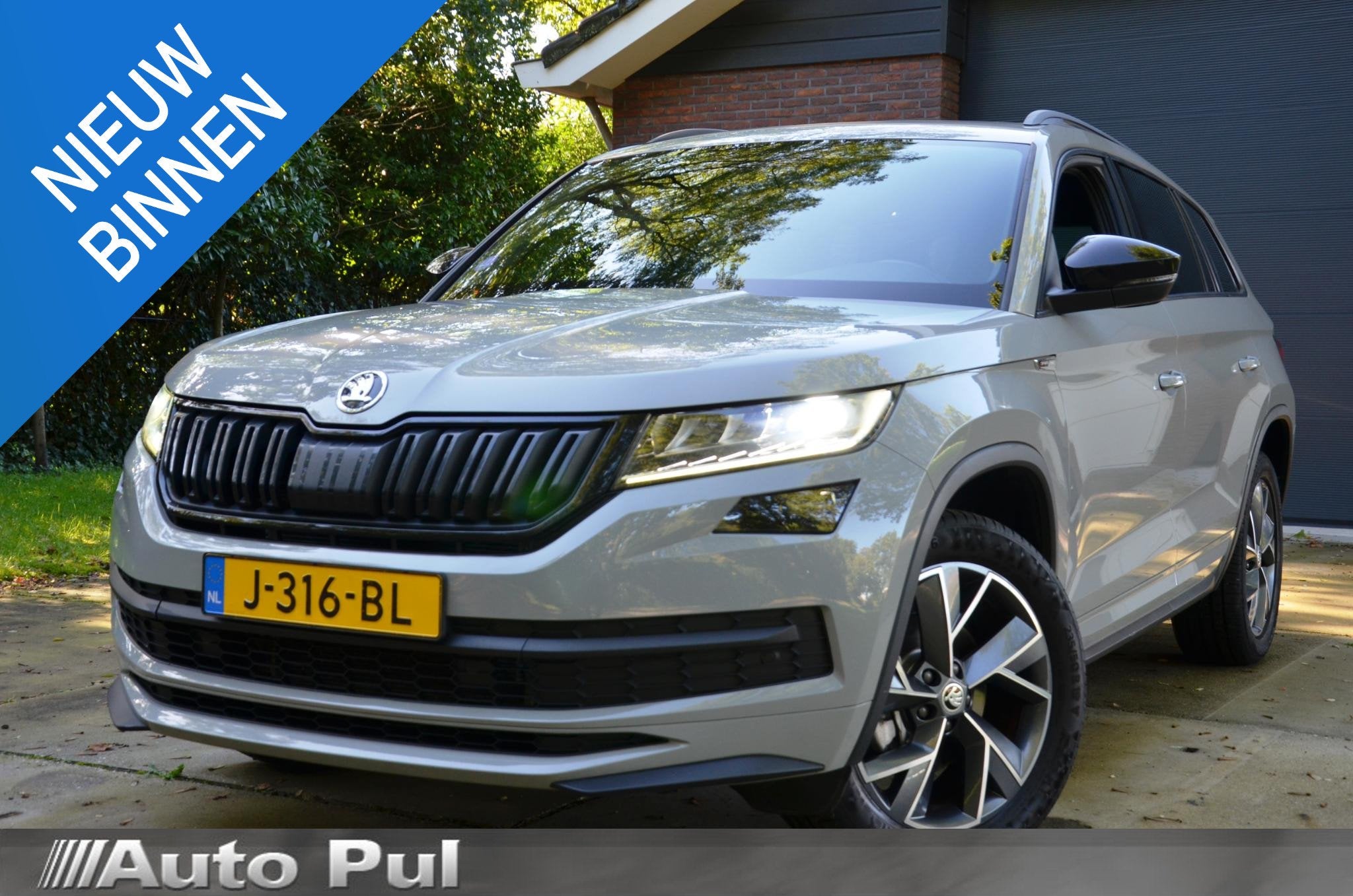 Skoda Kodiaq 1.5 TSI Sportline Business 7 Persoons Navi/Led/, Voorwielaandrijving, 4 cilinders, 150 pk, Verwarmde buitenspiegels