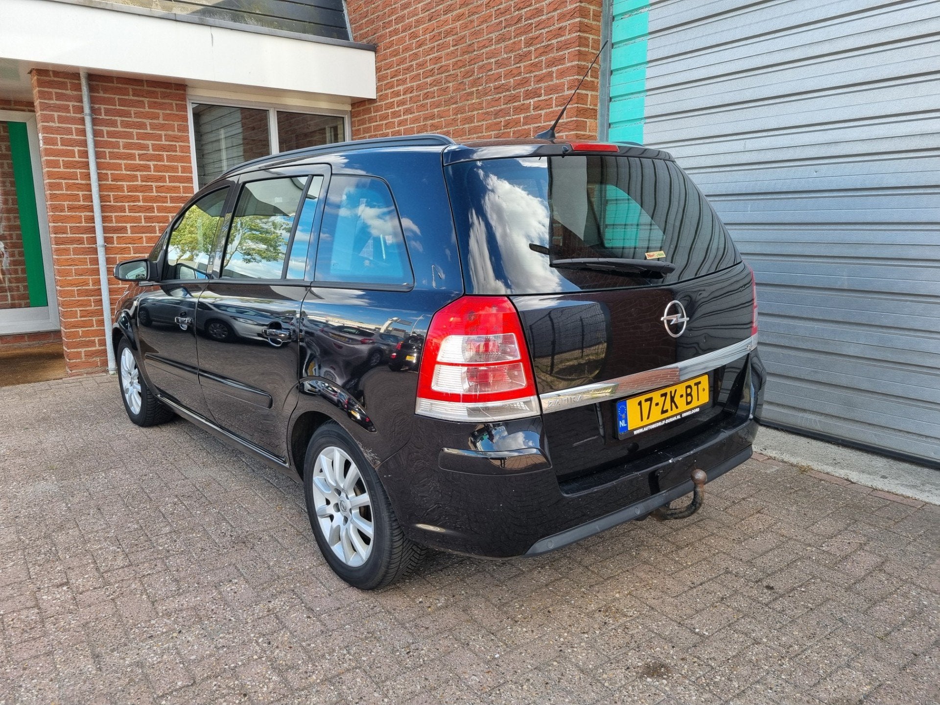 Opel Zafira 1.8 Business 7-Pers. Airco! Bj:2008 NAP!, Voorwielaandrijving, Gebruikt, 4 cilinders, Zwart